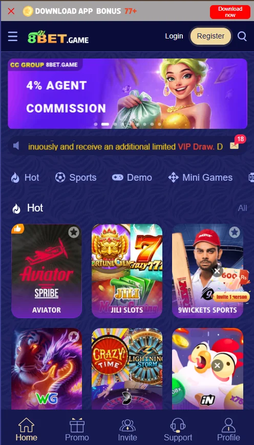 8bet game login