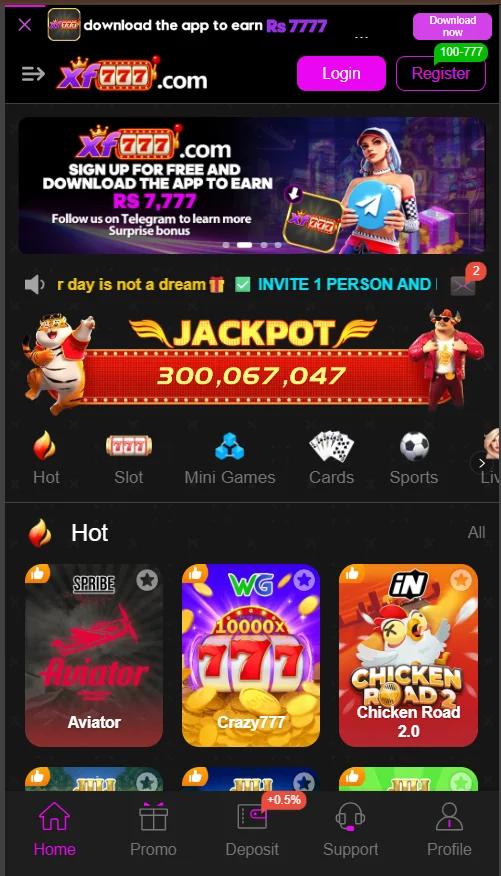 xf777 game home page